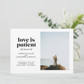 Liefde is Geduldig Maar Wij Niet Weglopen Aankondiging (Staand voorkant)