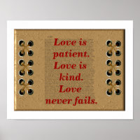 Liefde is geduldig.