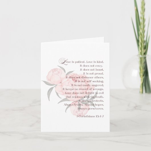 Liefde is Geduldig – Save the Date Uitnodiging (Voorkant)