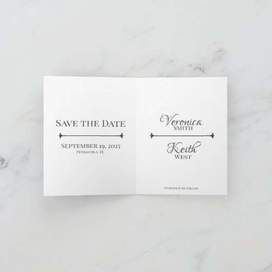 Liefde is Geduldig – Save the Date Uitnodiging (Binnen)