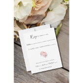 Liefde is Geduldig – Schrift RSVP-kaart RSVP Kaartje