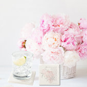 Liefde is geduldig – Schriftuurlijke zandsteen Ond Stenen Onderzetter