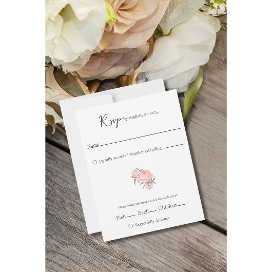 Liefde is geduldig – Scripture RSVP Card