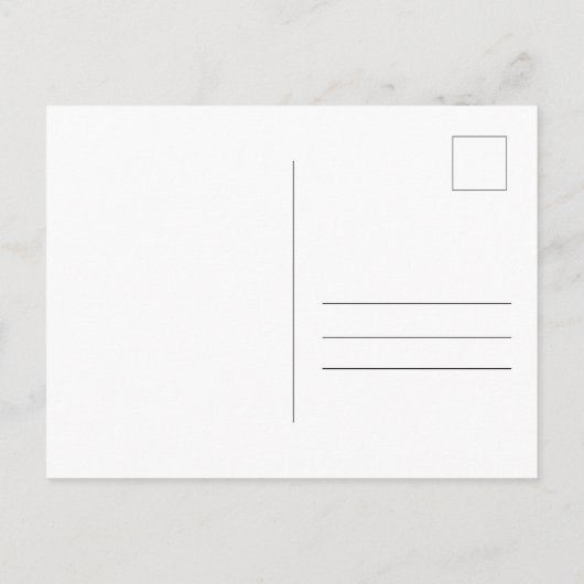 Liefde Is Geduldig Uitstel Van De Bruiloft Aankondigingskaart (Achterkant)