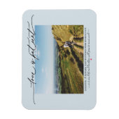 Liefde is geduldige bruiloft Save the Date Uitstel Magneet (Verticaal)