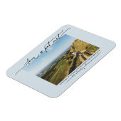 Liefde is geduldige bruiloft Save the Date Uitstel Magneet (Linkerzijde)