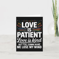 Liefde is geduldige liefde is vriendelijk maar Y &