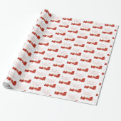 Liefde is Geduldige Rode Roos Cadeaupapier (Uitgerold)