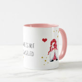 Liefde is geen geannuleerde Valentijnsdag Gnome Mok (Voorkant rechts)