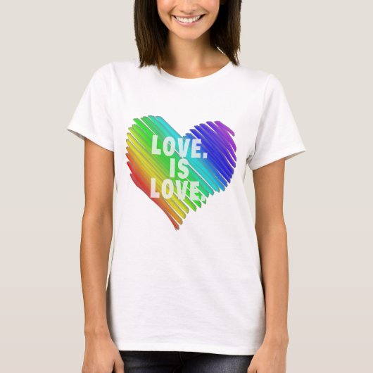 Liefde is geen haat t-shirt (Voorkant)