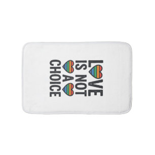 Liefde is geen keuze Regenboog Pride Vintage T-shi Badmat