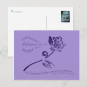 Liefde is geen liefde... briefkaart (Voorkant / Achterkant)