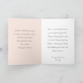 Liefde is geen Liefde totdat je het weggeeft Moede Bedankkaart (Binnen)