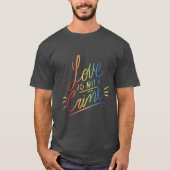 Liefde is geen misdaad t-shirt (Voorkant)