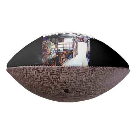 Liefde is geen muur, het is een brug american football (Gedraaid 270)