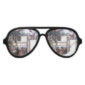 Liefde is geen muur, het is een brug aviator zonnebril (Voorkant)