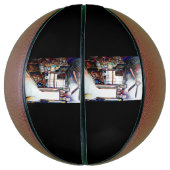 Liefde is geen muur, het is een brug basketbal (Verticaal)