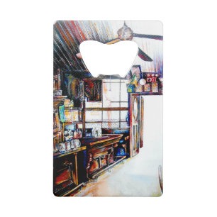 Liefde is geen muur, het is een brug creditkaart flessenopener