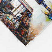 Liefde is geen muur, het is een brug fleece deken (Hoek)