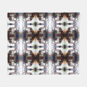 Liefde is geen muur, het is een brug fleece deken (Voorkant (Horizontaal))