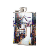 Liefde is geen muur, het is een brug heupfles (Links)