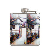 Liefde is geen muur, het is een brug heupfles (Achterkant)