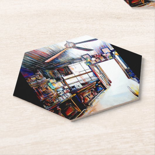 Liefde is geen muur, het is een brug kartonnen onderzetters (Schuin)