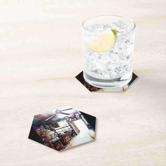 Liefde is geen muur, het is een brug kartonnen onderzetters (Insitu)