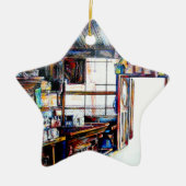 Liefde is geen muur, het is een brug keramisch ornament (Voorkant)