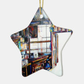 Liefde is geen muur, het is een brug keramisch ornament (Links)