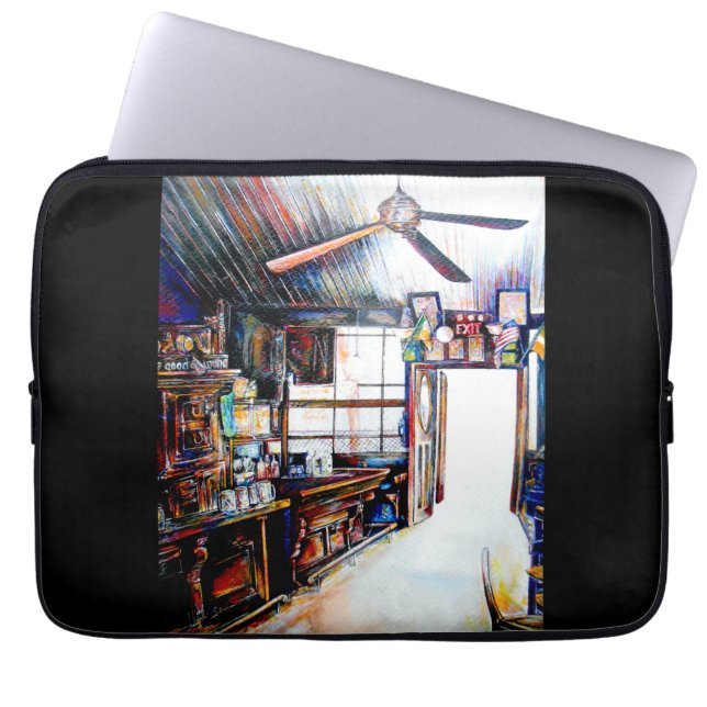 Liefde is geen muur, het is een brug laptop sleeve (Voorkant)