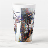 Liefde is geen muur, het is een brug latte mok (Voorkant)