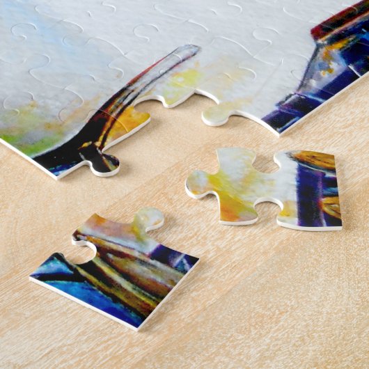 Liefde is geen muur, het is een brug legpuzzel (Zijkant)