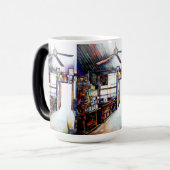 Liefde is geen muur, het is een brug magische mok (Voorkant links)