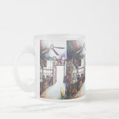 Liefde is geen muur, het is een brug matglas koffiemok (Links)