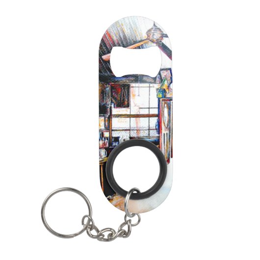 Liefde is geen muur, het is een brug mini flessenopener (Voorkant)