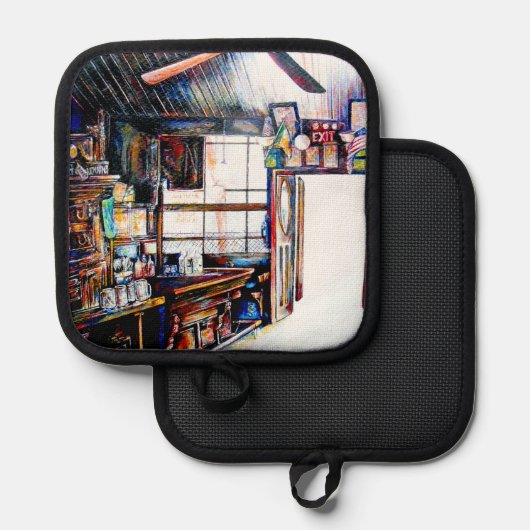 Liefde is geen muur, het is een brug pannenlap (Voorkant / Achterkant)