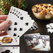 Liefde is geen muur, het is een brug pokerkaarten (Insitu)