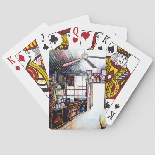 Liefde is geen muur, het is een brug pokerkaarten (Achterkant)