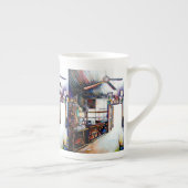 Liefde is geen muur, het is een brug porselein kop (Rechts)