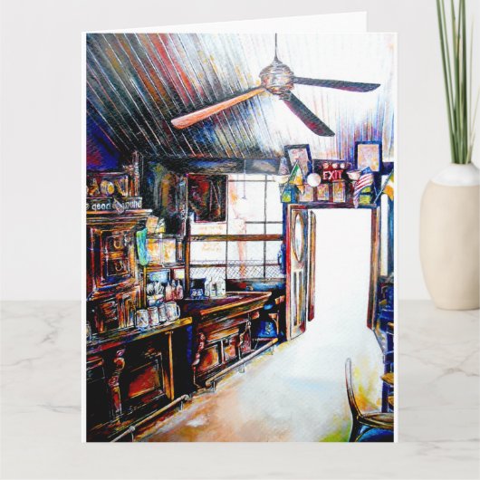 "Liefde is geen muur, het is een brug" Schilderen Kaart (Voorkant)