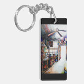 Liefde is geen muur, het is een brug sleutelhanger (Voorkant Links)