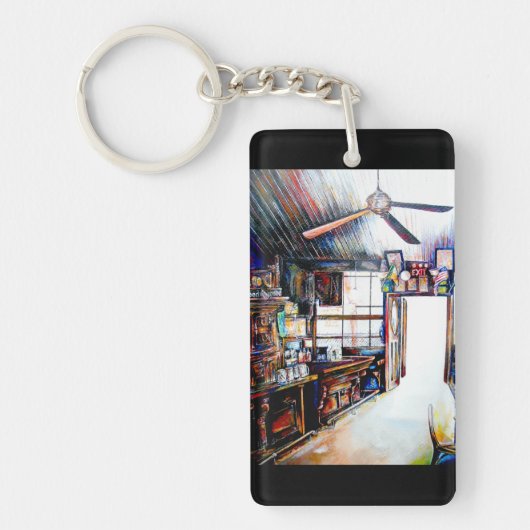 Liefde is geen muur, het is een brug sleutelhanger (Voorkant)