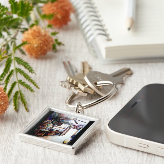 Liefde is geen muur, het is een brug sleutelhanger (Zijkant)