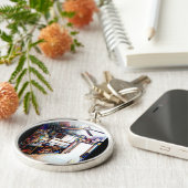 Liefde is geen muur, het is een brug sleutelhanger (Zijkant)