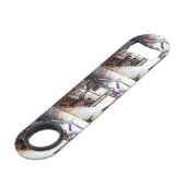 Liefde is geen muur, het is een brug speed flessenopener (Voorkant Gekanteld)