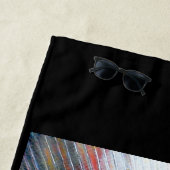 Liefde is geen muur, het is een brug strandlaken (In situ)