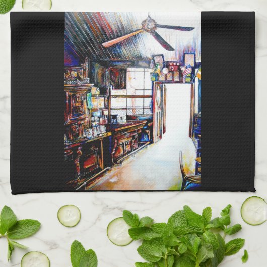 Liefde is geen muur, het is een brug theedoek (Gevouwen)