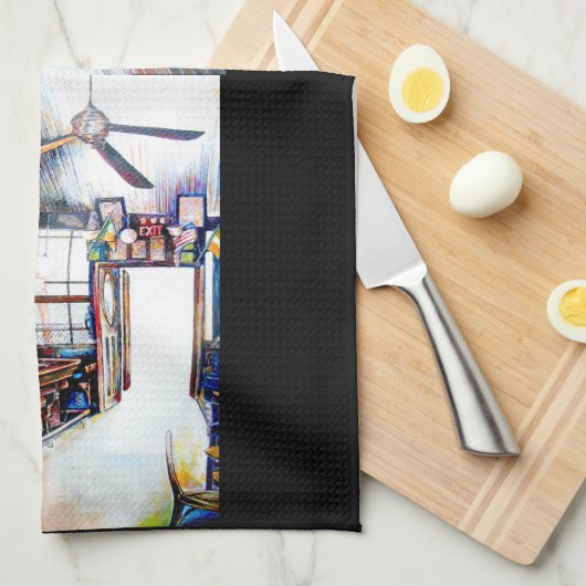 Liefde is geen muur, het is een brug theedoek (Quarter Fold)