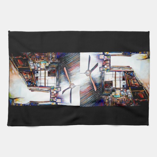 Liefde is geen muur, het is een brug theedoek (Horizontaal)